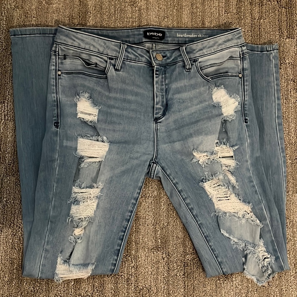 Bebe Heartbreaker Skinny Jeans